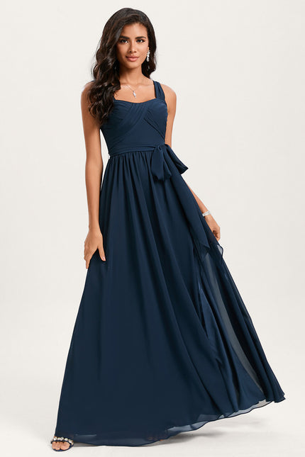 Robe Chic Longue Verte Raffinée - gallery 2