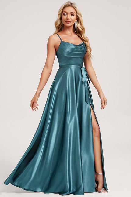 Robe Chic Élégance Satinée - gallery 1