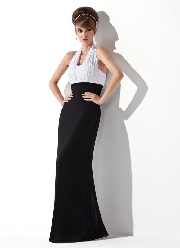 Robe Chic Bicolore Élégante - gallery 2