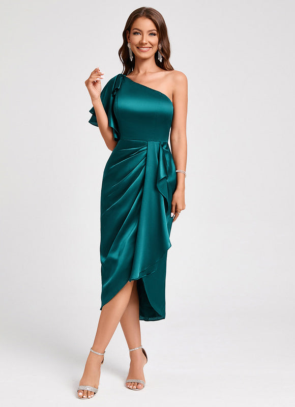 Robe Chic Satinée Élévée - gallery 3