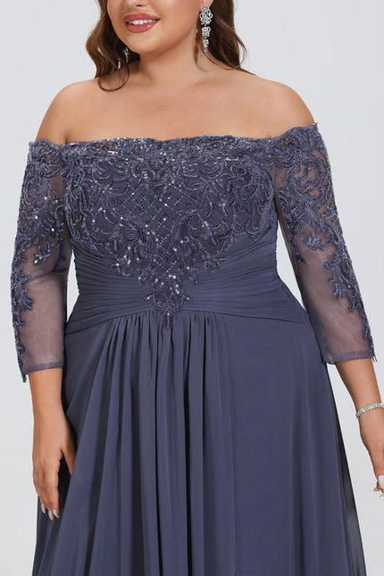 Robe Chic Élégante Charbon - gallery 7