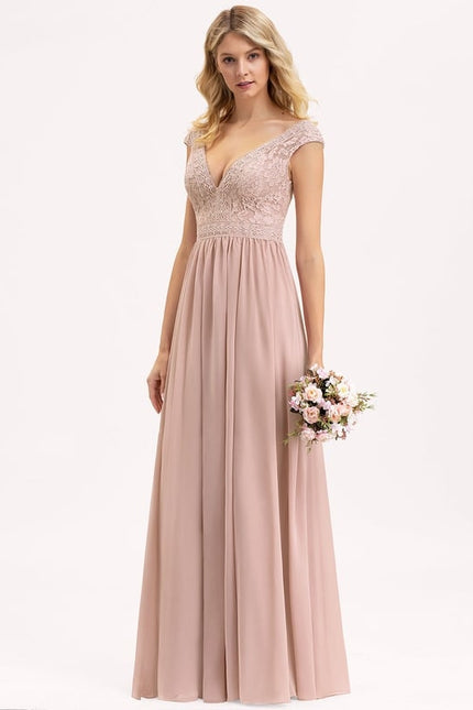 Robe Chic Élégance Rosée - gallery 4