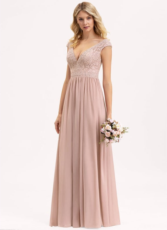 Robe Chic Élégance Rosée - gallery 4