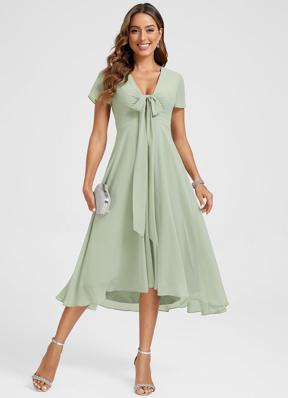 Robe Chic Fluide À Nouer - gallery 1