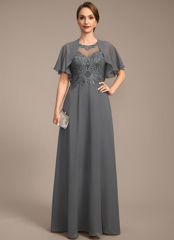 Robe Chic Violette Brodée - gallery 1