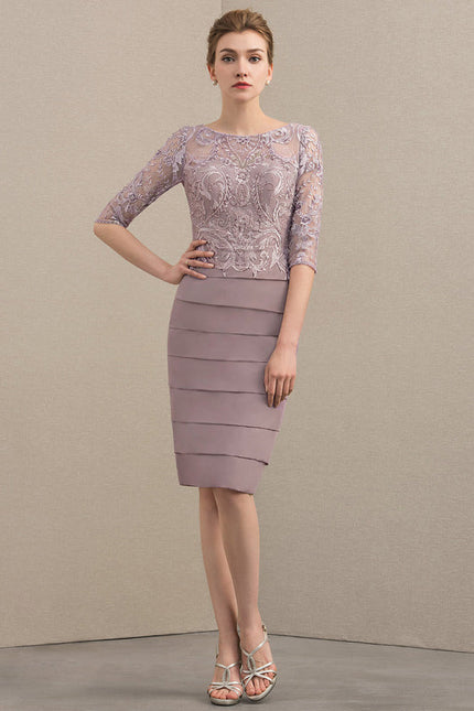 Robe Chic Élégance Plumée - gallery 4