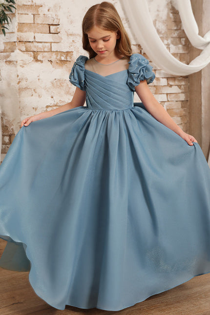 Robe Chic Bleu Doux Élégant - gallery 8