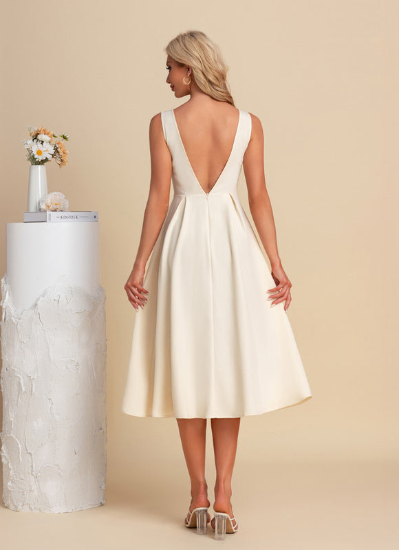 Robe Chic Blanche Pour Mariage - gallery 2