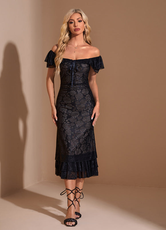Robe Chic Ébène Velouté