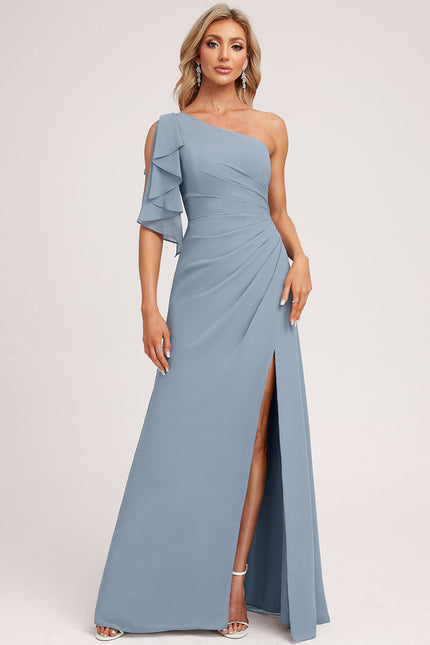 Robe Chic Asymétrique Beige