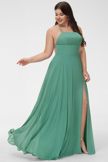 Robe Chic Vert Flottant - gallery 5