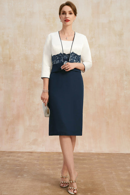 Robe Chic Élégance Marine Clair