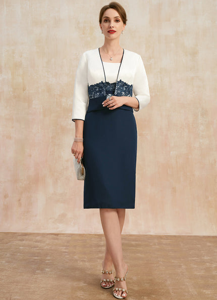 Robe Chic Élégance Marine Clair