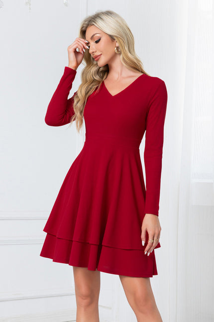 Robe Chic Vaporeuse Rouge