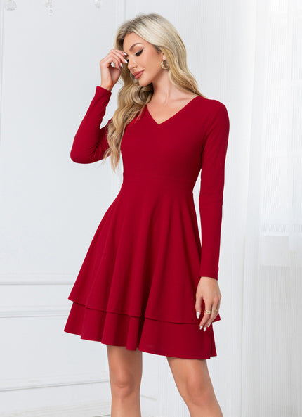 Robe Chic Vaporeuse Rouge