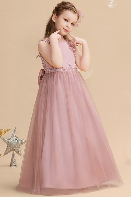 Robe Bohème Chic Dentelle Rose - gallery 3