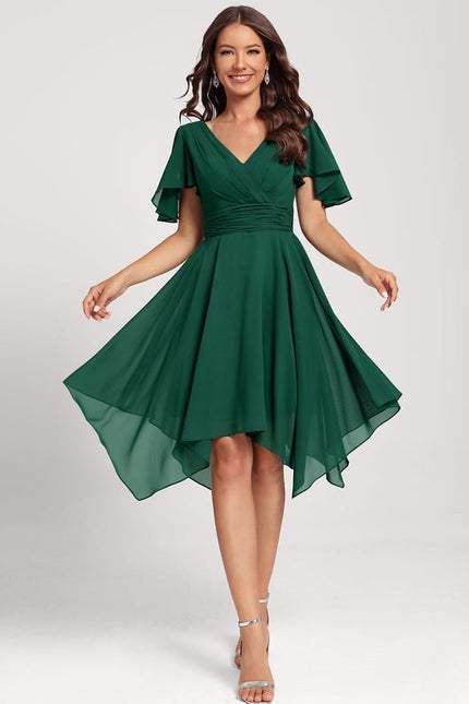 Robe Chic Asymétrique Vaporeuse - gallery 2