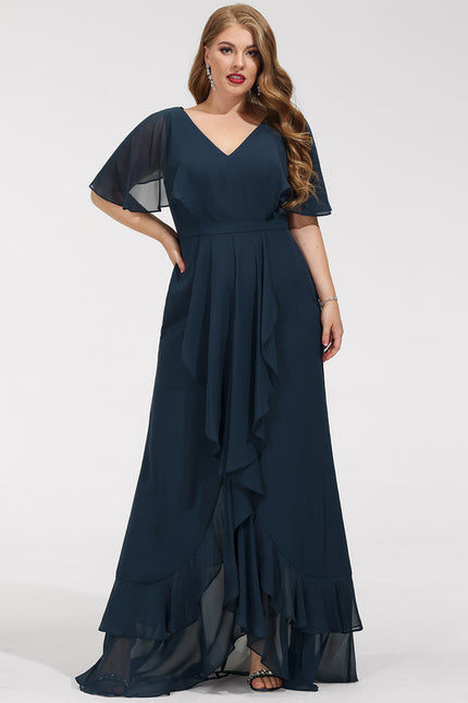 Robe Chic Asymétrique Vaporeuse - gallery 7