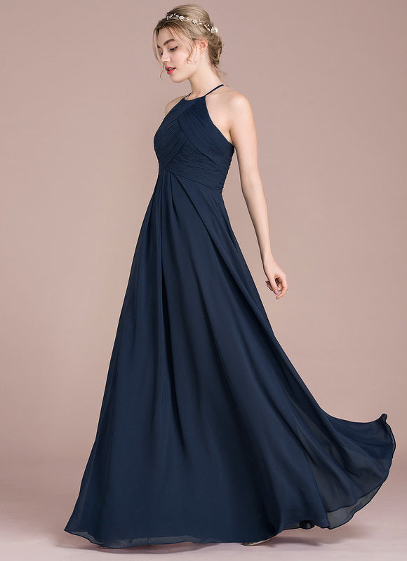 Robe Bleu Marine Chic Longue - gallery 4