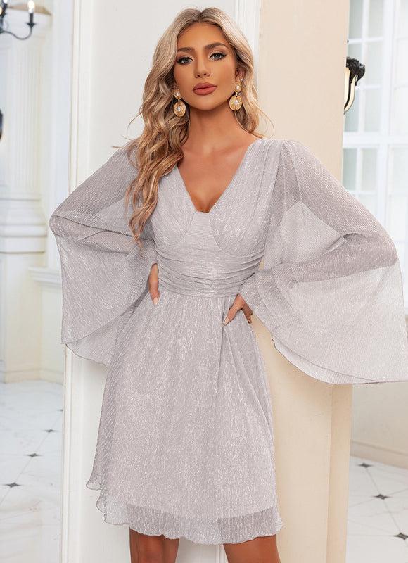 Robe Courte Manche Longue Chic - gallery 8