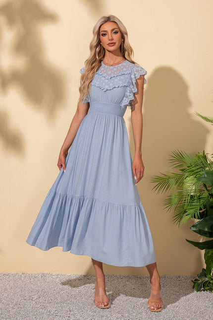 Robe Chic Bleue Aérienne - gallery 1