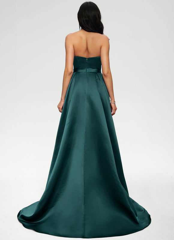 Robe Chic Satin Émeraude Chic - gallery 1