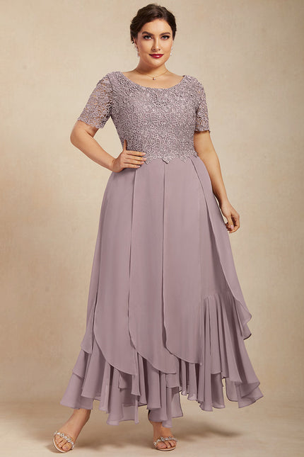 Robe Chic Mousseline Lavande - gallery 4