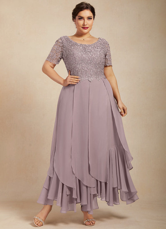 Robe Chic Mousseline Lavande - gallery 4