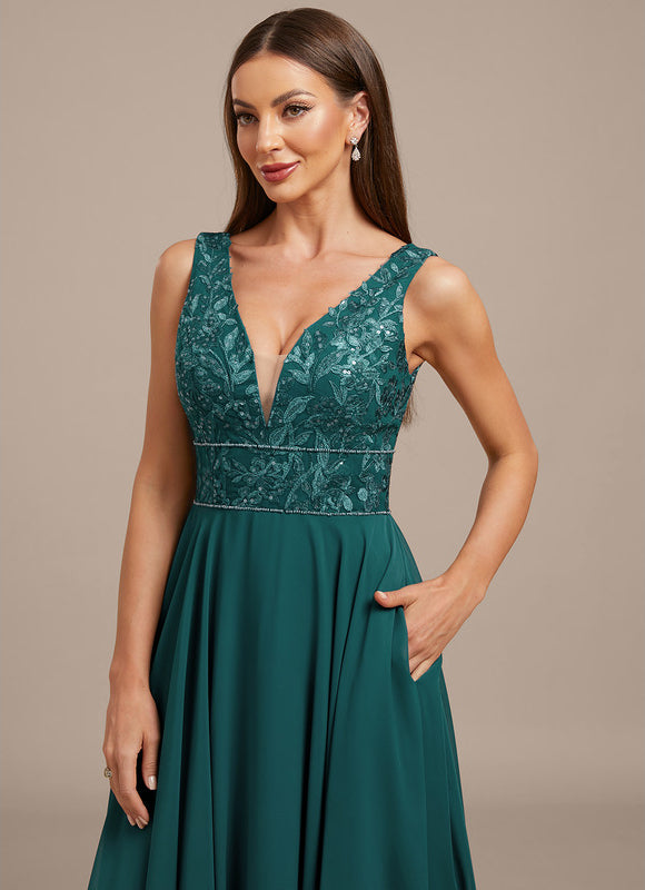 Robe Chic Émeraude Fluide - gallery 1