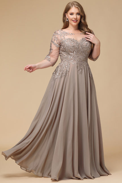 Robe Chic Violette Brodée - gallery 6