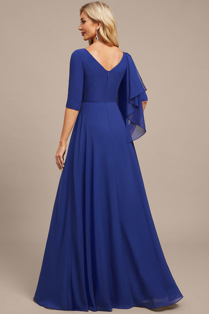 Robe Chic Bleue Flottante - gallery 6