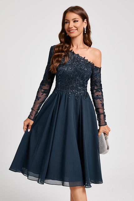 Robe Chic Chic Asymétrique Céleste - gallery 6