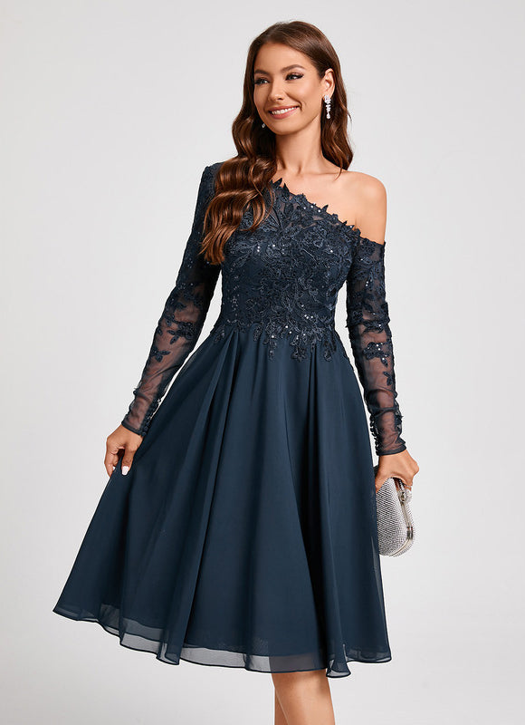 Robe Chic Chic Asymétrique Céleste - gallery 6