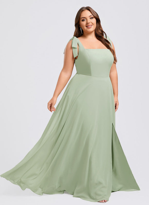 Robe Chic Longue Verte Élégante - gallery 6