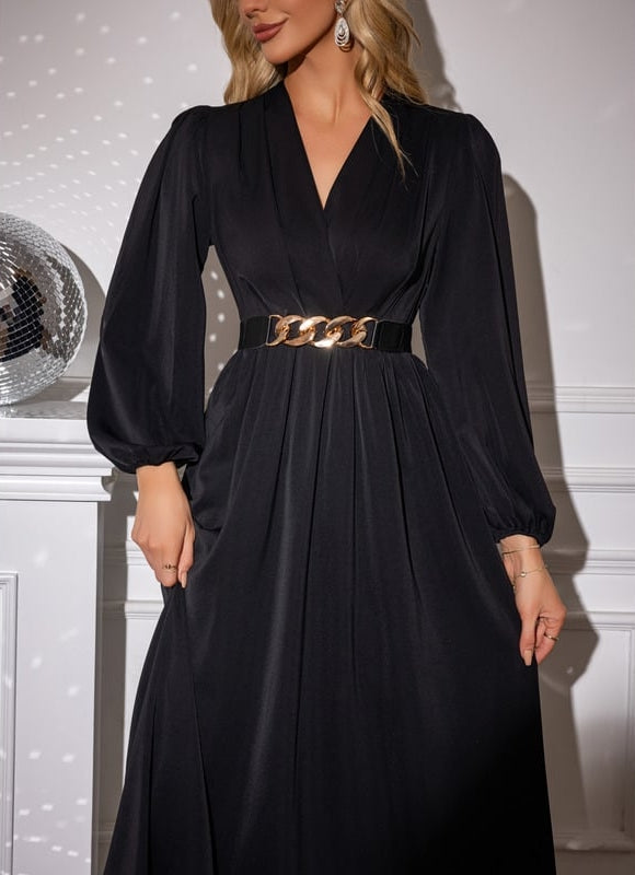Robe Chic Midi Chic Noir - gallery 3