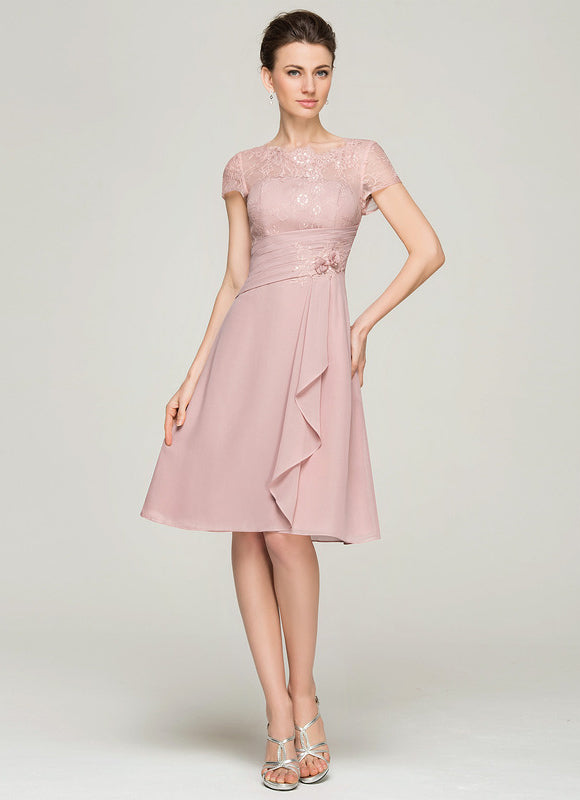 Robe Chic Florale Rosée - gallery 6