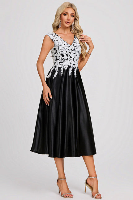 Robe Chic Noire Et Blanche - gallery 3