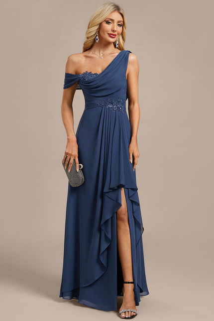 Robe Chic Drapée Asymétrique - gallery 2