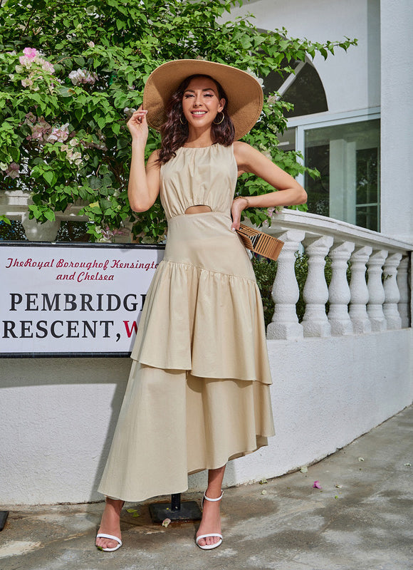 Robe Longue En Lin Chic