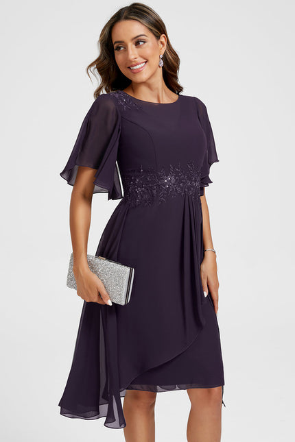 Robe Chic Mauve Fluide - gallery 2