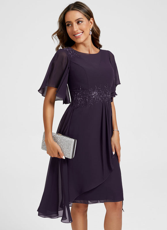 Robe Chic Mauve Fluide - gallery 2