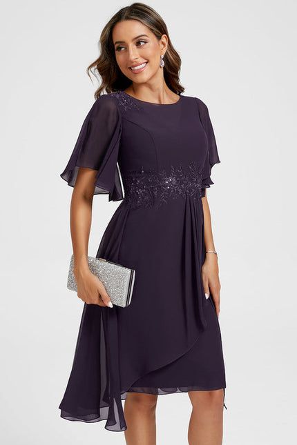 Robe Chic Mauve Fluide - gallery 2