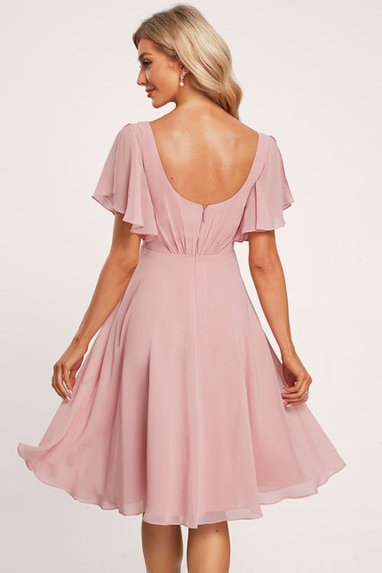 Robe Chic Chiffon Rosé - gallery 4