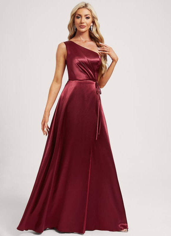 Robe Chic Rouge Satiné Chic - gallery 2