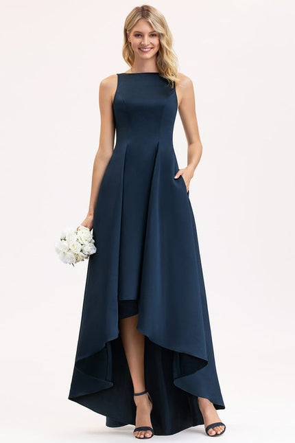 Robe Chic Satinée Lune Céleste