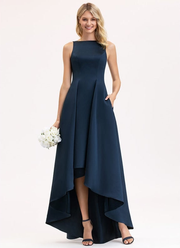 Robe Chic Satinée Lune Céleste