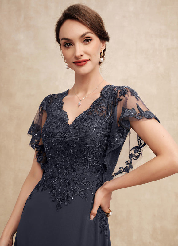 Robe Chic Longue Bleu Cobalt - gallery 7