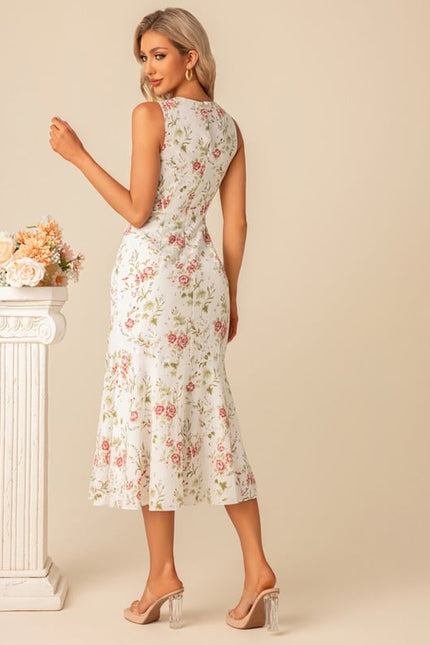 Robe Chic Florale Éclatante - gallery 9