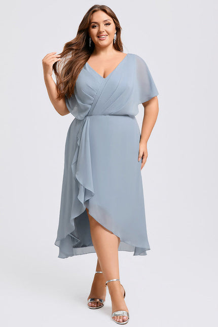 Robe Chic Mousseline Volants - gallery 8