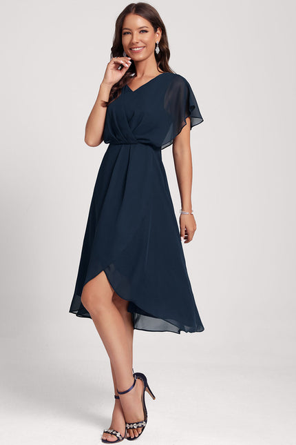 Robe Chic Asymétrique Vaporeuse - gallery 1